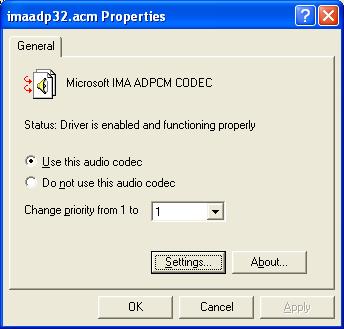 Ima adpcm audio codec drivers for mac